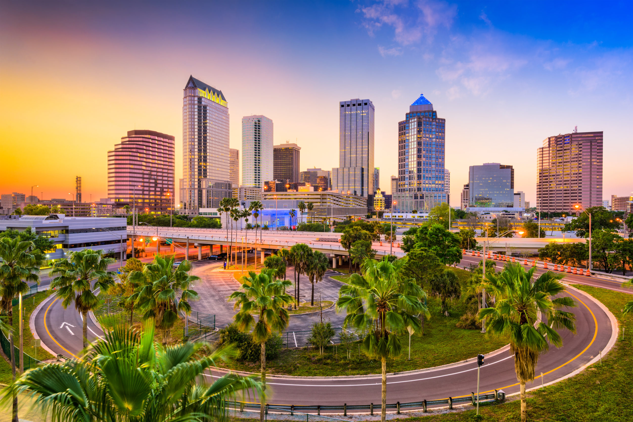 Tampa,,Florida,,Usa,Downtown,Skyline.